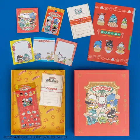 Sanrio’s Hapidanbui and Furukawa Paper Launch Loft-Exclusive Chinatown Stationery Series