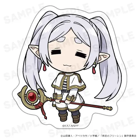 Sousou no Frieren New Merchandise Includes Dejected Face Frieren, Matching Flower Crown with Himmel – Acrylic Stands, Badges Now on Order