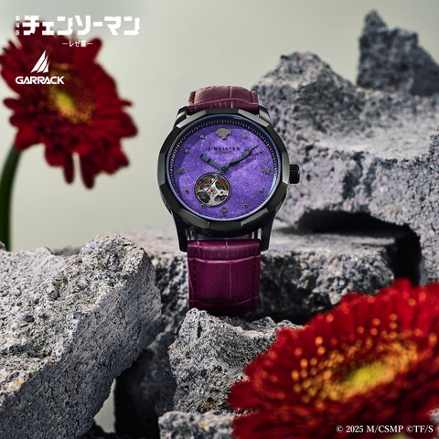 Chainsaw Man Reze Arc Inspires Four Automatic Wristwatches with Awa Washi Dials