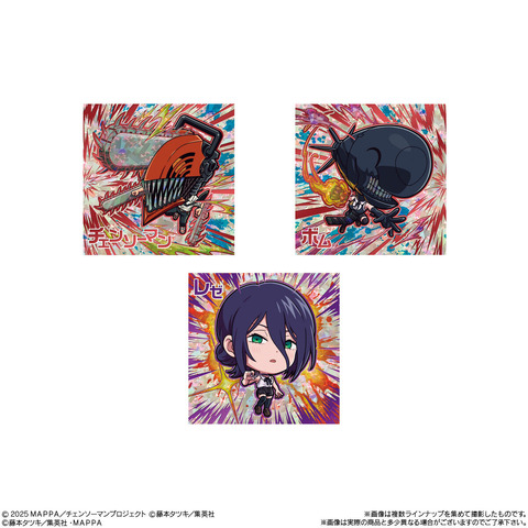 Chainsaw Man Sticker Wafers Celebrate Niformation 5th Anniversary with Best Selection