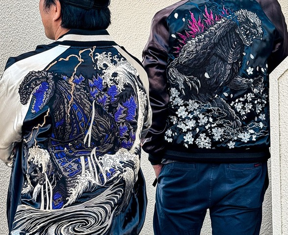Godzilla Embroidered Sukajan Collection Features Shin Godzilla, Godzilla 2000 Millennium, and Godzilla vs Destoroyah
