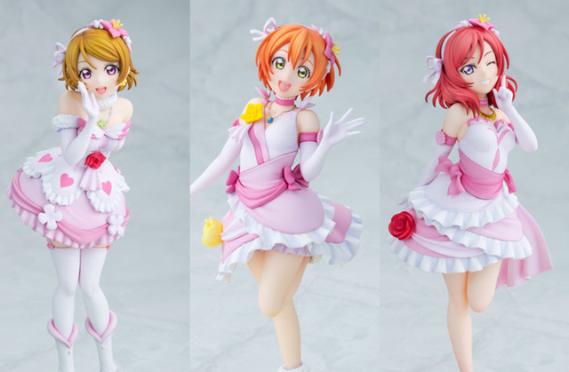 Love Live! Rin, Maki, Hanayo Get Figures in ‘Bokutachi wa Hitotsu no Hikari’ Costumes – Amiami Exclusive Bonus