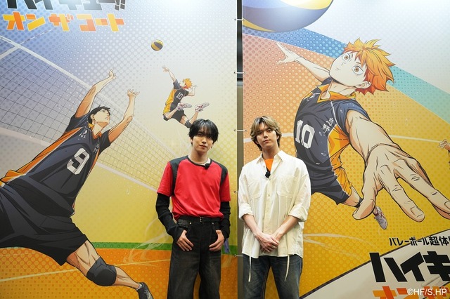 MAZZEL’s RAN and EIKI Dive Into Haikyu!! On the Court; RAN Falls to Ushijima in Jump Challenge