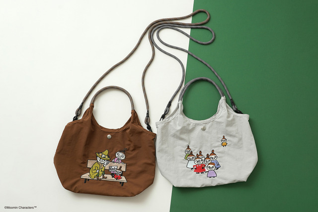 Moomin Little My and Family Star in New 2-Way Tote & Shoulder Bag with Rich Embroidery