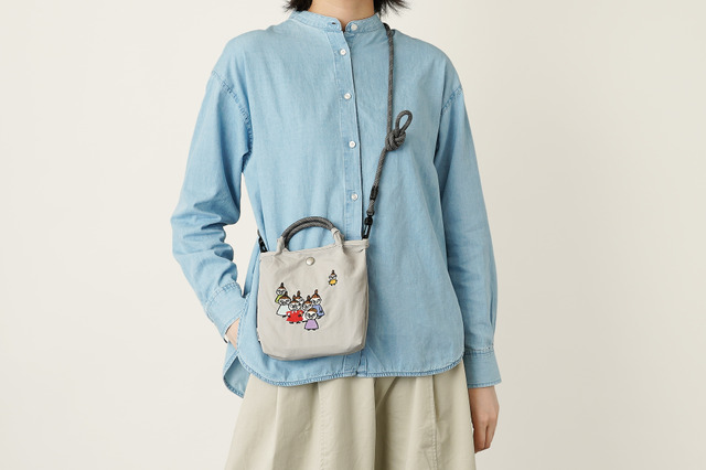Moomin Little My Family Embroidery Mini Bag Series Adds New Brown and Ice Gray Colors