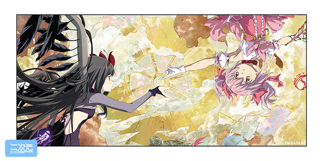 New Madoka Magica: Walpurgis no Kaiten Goods Recreate Main Visual of Madoka and Homura