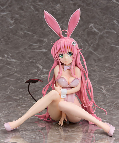 To LOVE-Ru Darkness Lala Satalin Deviluke Gets Bare-Legged Pink Bunny Figure