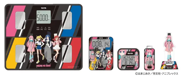 Bocchi the Rock! x Tanita: 14 Health Items Featuring Kessoku Band Voice Navigation