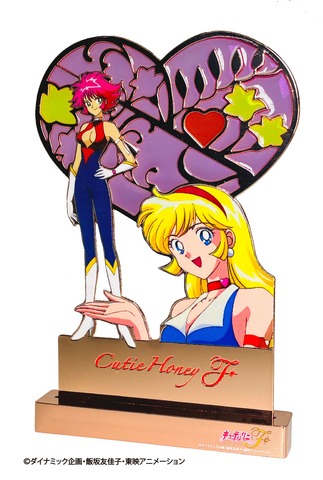 Cutie Honey F Gets Heisei-Retro Metal Mini Objets in Stinkle Line