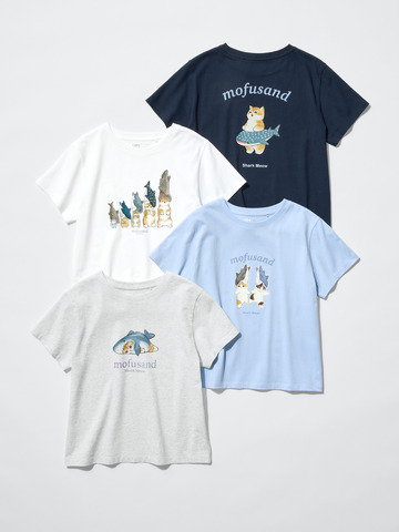 mofusand Shark Cat UT Collection Brings Playful T-Shirts to UNIQLO