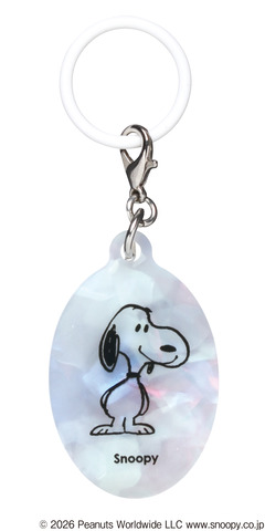 Snoopy & Friends Sparkle in New Marble Acrylic Charm Capsule Toys
