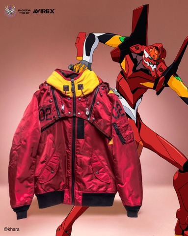 Evangelion x AVIREX MA-1 Jackets Return for Additional Production