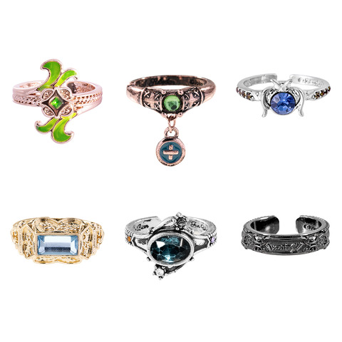 Identity V x MAYLA Ring Objets: Six-Piece Set Stars Gardener, Mercenary, Seer, Photographer and Wu Chang