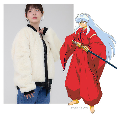 Inuyasha x SuperGroupies Adds Shoulder Bag, Reversible Blouson, and Shikon Jewel Necklace