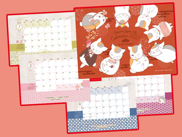 LaLa December 2026 Issue Bundles Natsume Yuujinchou Nyanko-sensei 2027 Desktop Calendar