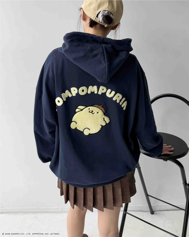 Sanrio Characters Wzip Sweat Parkas: Hello Kitty, Pompompurin, Cinnamoroll, Kuromi Release October 16