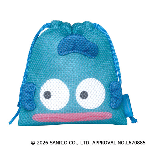 Sanrio Hapidanbui Mesh Drawstring Bag Capsule Toys Launch October 2026