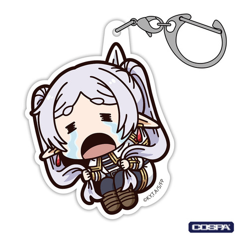 Sousou no Frieren Unveils Crying Frieren T-Shirt, Acrylic Tsumamare, and More